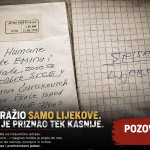Molba jednog dede – NIJE ZNAO NAŠU ADRESU, ALI JE ZNAO DA POSTOJI HRABRO SRCE. POZOVI 17076.